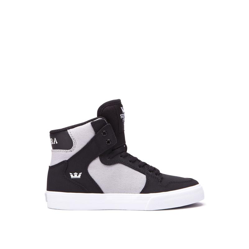 Supra VAIDER Sneaker High Kinder Schwarz / Grau Online Kaufen JKTYQ1487